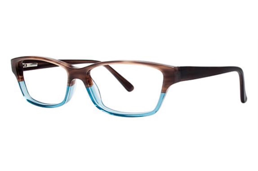 Genevieve Boutique Infusion Eyeglasses in Brown / Blue